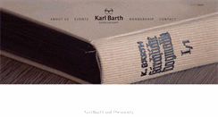 Desktop Screenshot of karl-barth-gesellschaft.de